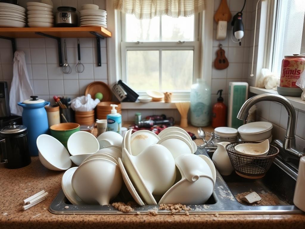 Kitchen deep clean before cleaning